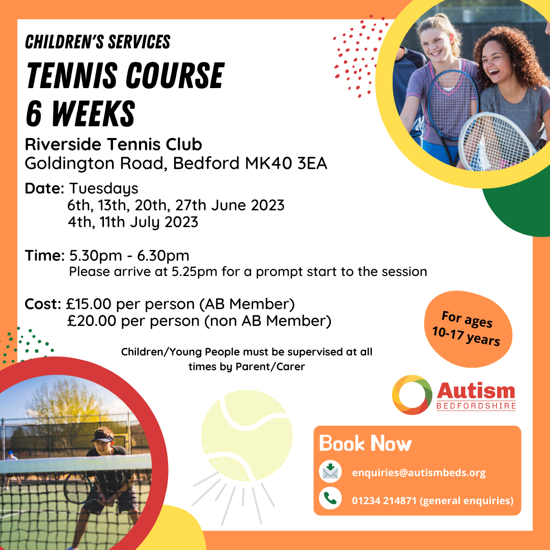 poster of tennis course